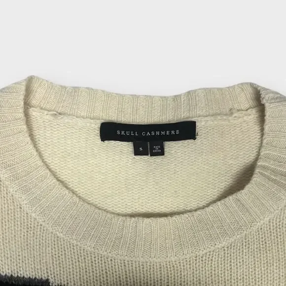 Skull Cashmere Brielle Wool & Cashmere Blend Sweater Size Small - Picture 4 of 9